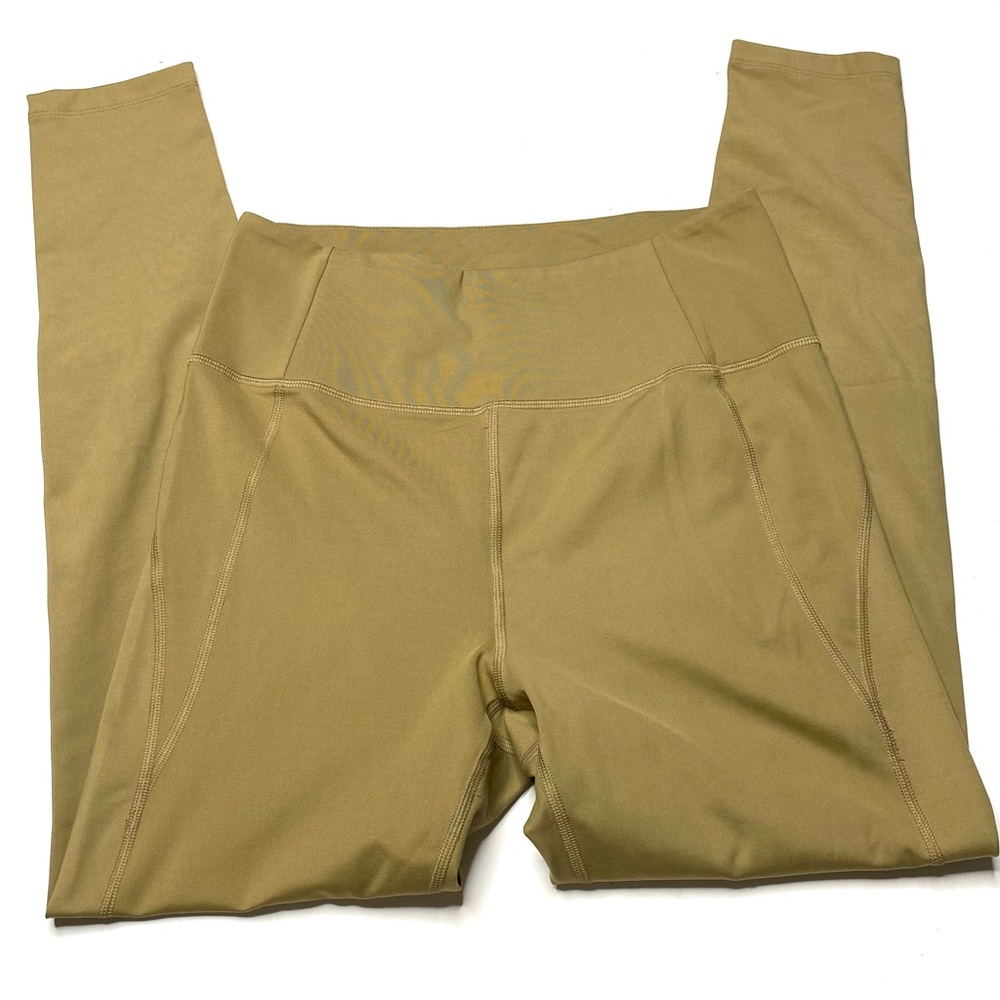 Girlfriend Collective High Rise Legging in Sand - Picture 6 of 6